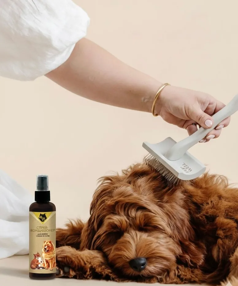 Як часто користуватися спреєм-кондиціонером для шерсті собак?