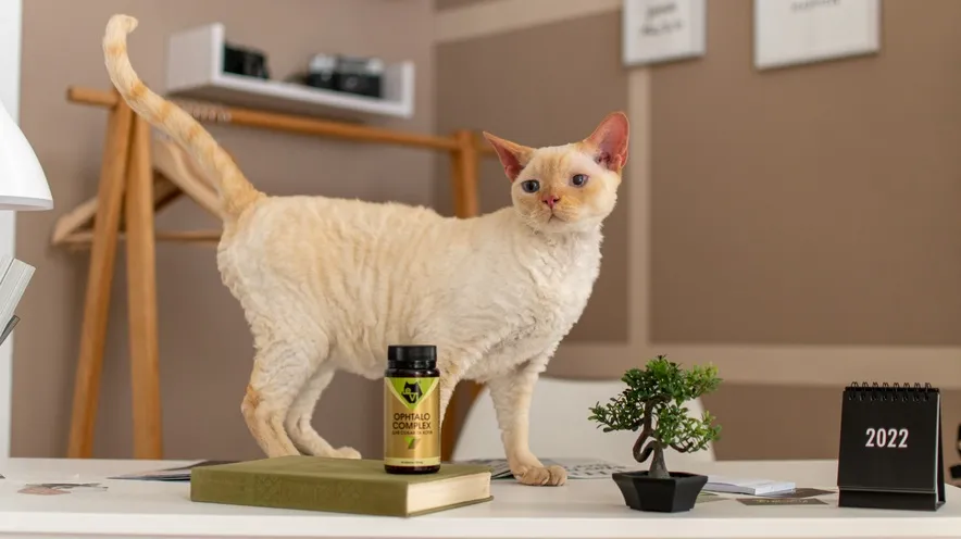 Почему у кошек появляется пелена на глазах?